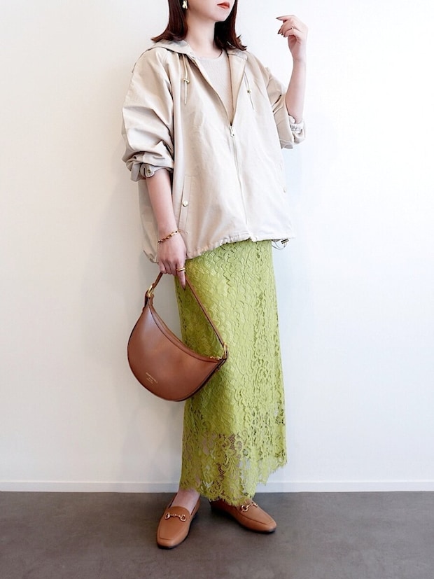 マウンテンパーカーコーデ1