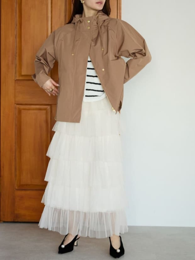 マウンテンパーカーコーデ4