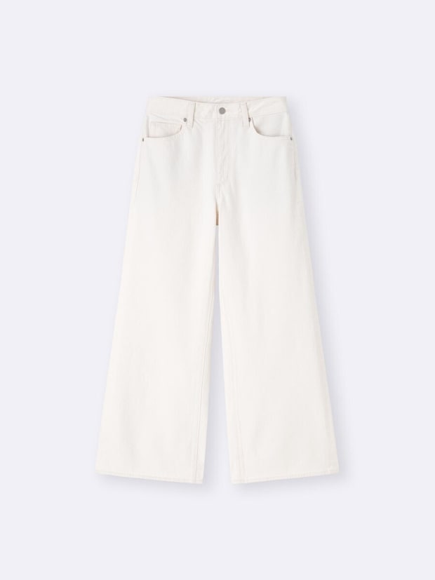 バギーフレアジーンズ／01 OFF WHITE