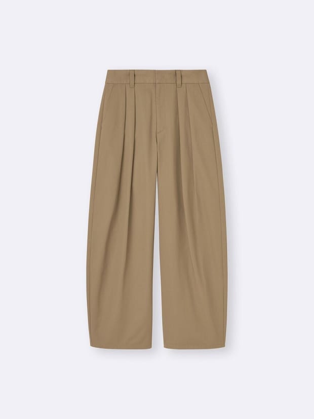 チノタックバレルパンツQ／32 BEIGE