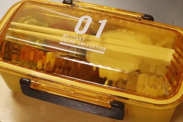 ダイソー　ランチボックス（ドーム型、1段、500mL）