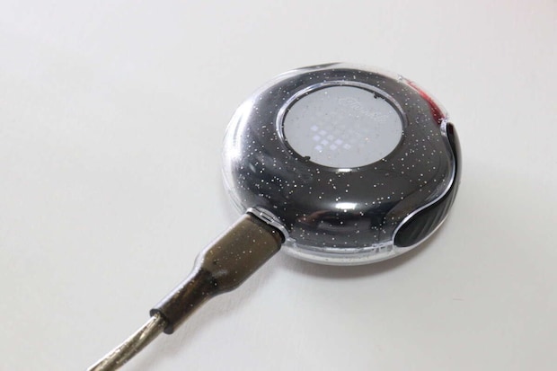 完全ワイヤレスイヤホン（ TWS008、クリア×ブラック）　Type-Cケーブル