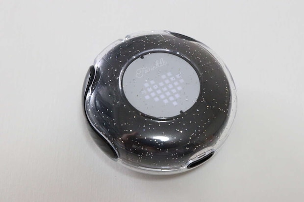 完全ワイヤレスイヤホン（ TWS008、クリア×ブラック）