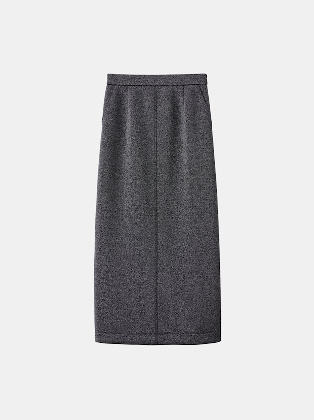 PLSTのラメジャージーナロースカート