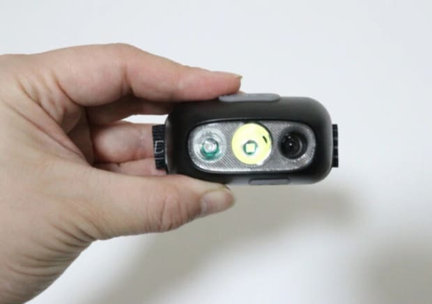 ダイソー　センサー付きLEDヘッドライト