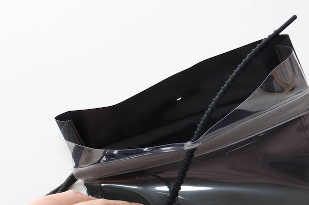 セリアのぬいぐるみ巾着バッグの袋口