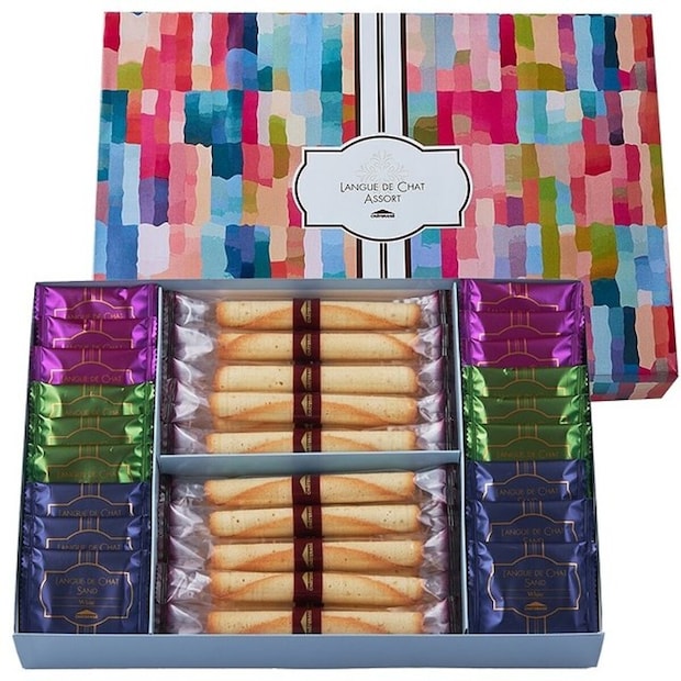 シャトレーゼ　大人数向けの個包装お菓子セット　ラングドシャアソートメント38個入