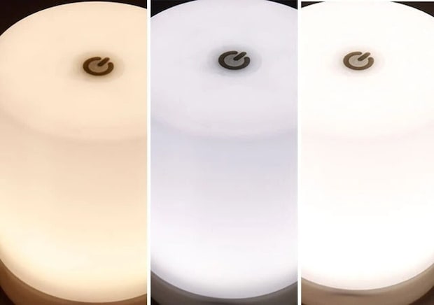 ダイソー　LEDタッチランタン　3段階調色