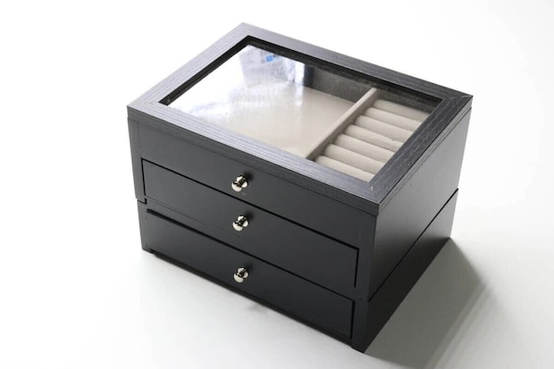 ダイソー　アクセサリーBOX（スタッキング用）　使用例　スタッキング　組み合わせ