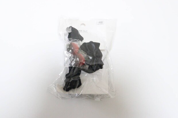 バンスクリップ（チェリー、ギャザー）　パッケージ