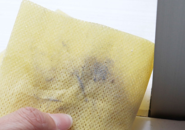 化学ぞうきん　からっぷきん　汚れ落ち