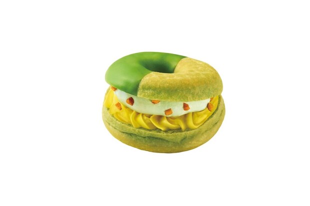 ミスドのドら抹茶 栗あん抹茶ホイップのビジュアル