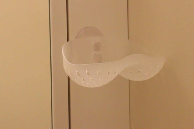 コスメパフスタンド　取り付け