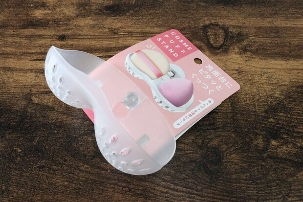 コスメパフスタンド　便利グッズ