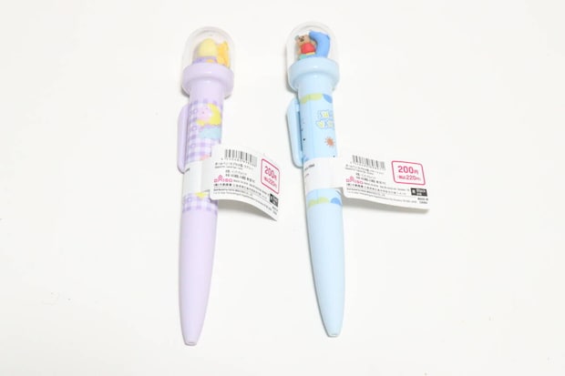 ダイソーのボールペン カプセル型 ラブリー バケーション