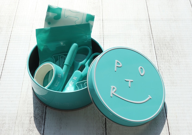 宝島社雑誌付録smart5月号のPOTRの缶ケース入りミニ文具8点セット7