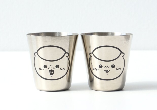 宝島社雑誌付録のモノマスター5月号のちいかわくりまんじゅうのスキットルセット6