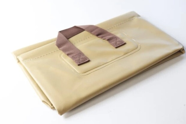 ダイソー　キャンプバケツ（折り畳み式）