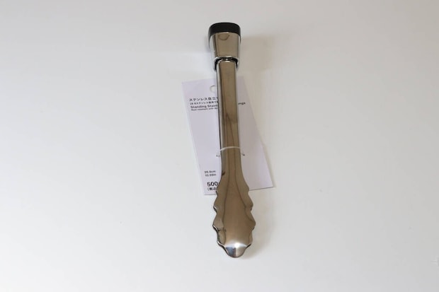 スタンダードプロダクツの自立するステンレストング（26.9cm）のパッケージ