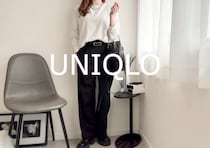 シンプルなのに地味見えしない！ユニクロ「タックワイドパンツ」の着こなしのコツ♡