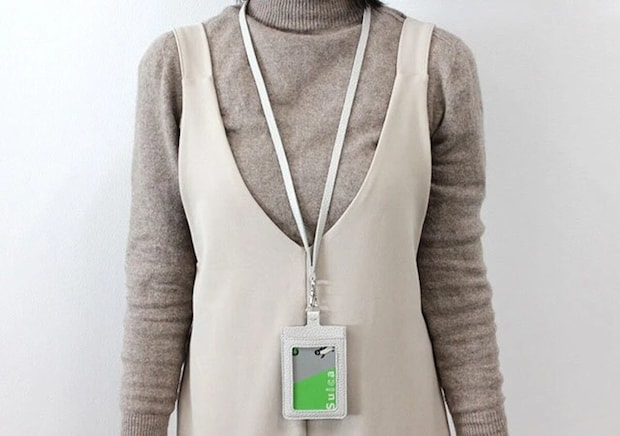 ダイソー　レザー調パスケース（ベーシック）　使用例