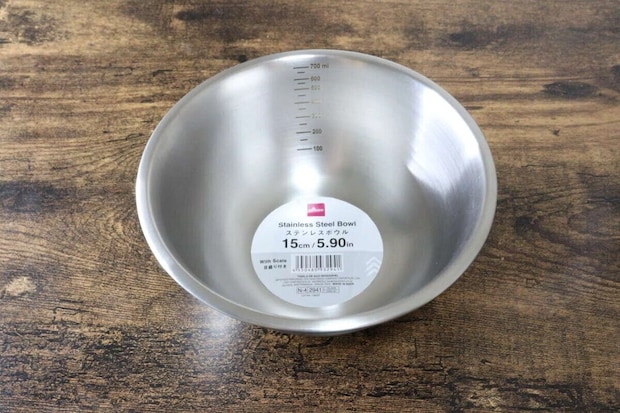 ダイソー　ステンレスボウル