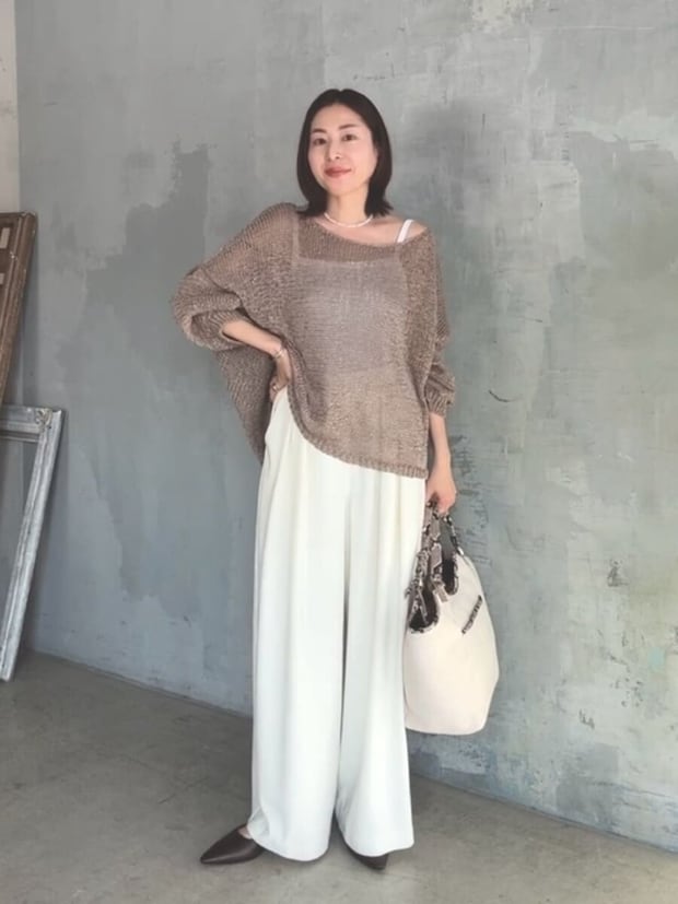 2026春大人女性おすすめシアートップス上品カジュアル