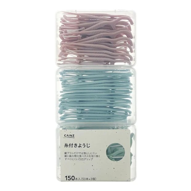 カインズのCAINZ 糸付きようじ 50本入×3個のビジュアル