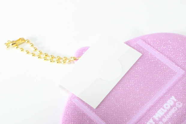 反射キーホルダー　マイメロ　ネームタグ