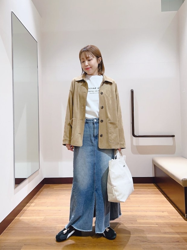 デニムスカートコーデ5