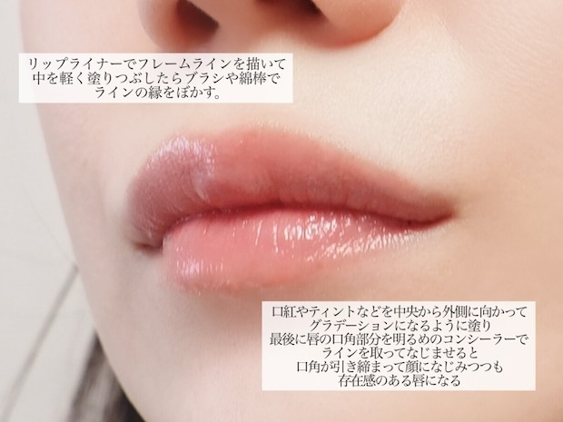リップメイクのポイント