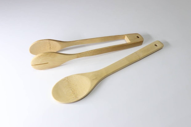 竹製トング　調理スプーン