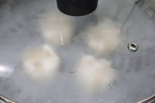 シリコーン蒸し器　使用例