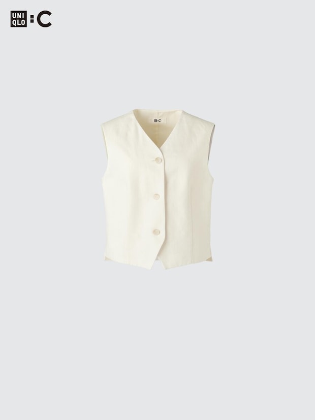 ユニクロのプレミアムリネンベスト