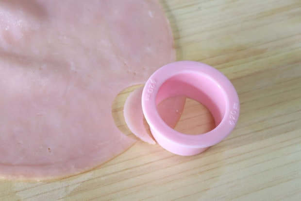 おかず抜型 丸型6サイズセット　使用例