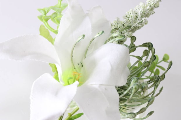 リリーピンクッションブーケ　ユリ