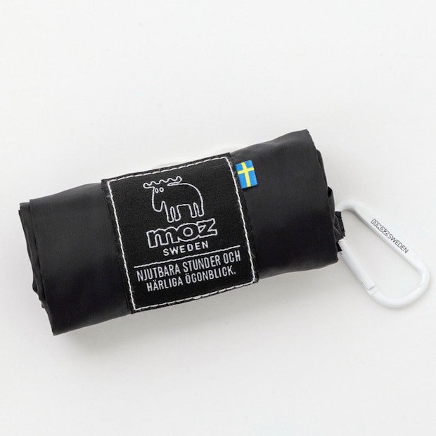 moz SHOPPING BAG BOOK SPRING EDITION　BLACK折り畳み