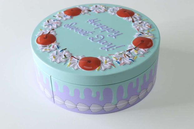 セリア ギフト缶 韓国風ケーキ セリア ギフト缶 韓国風ケーキ