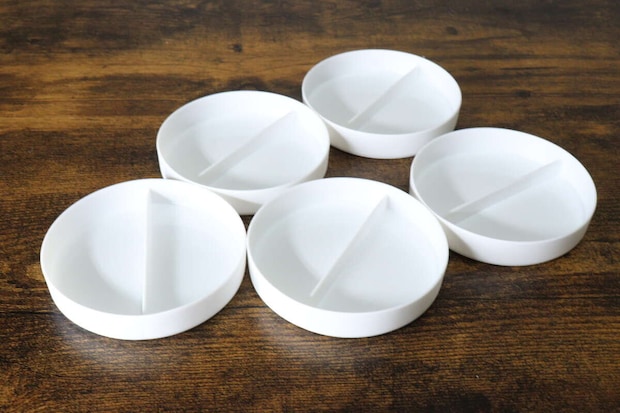 絵の具用溶き皿（5個）