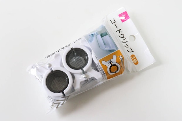 コードクリップ（3個）　便利グッズ