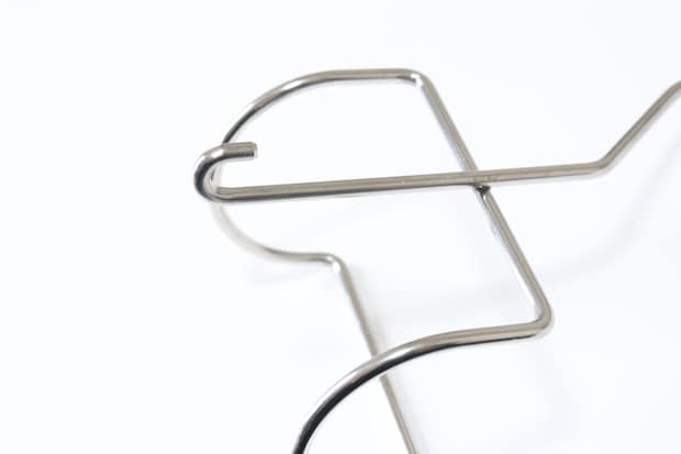 セリアのステンレス製連携できるバッグホルダー