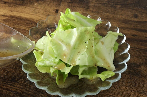ダイソー　キャベツの塩たれ　キャベツ　使用例