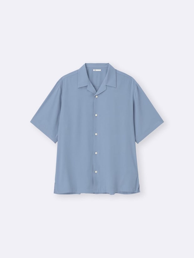 GUのドライオープンカラーシャツ