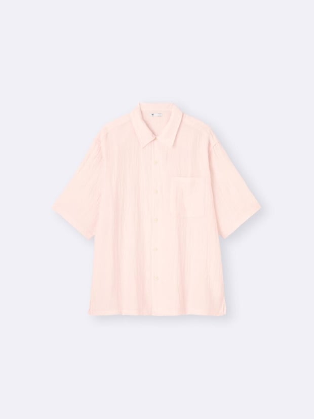 GUのテクスチャーシャツ