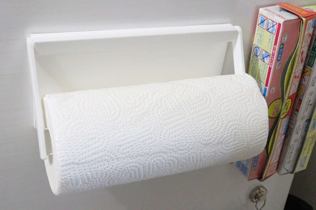 ダイソー　キッチンペーパーホルダー　使用例