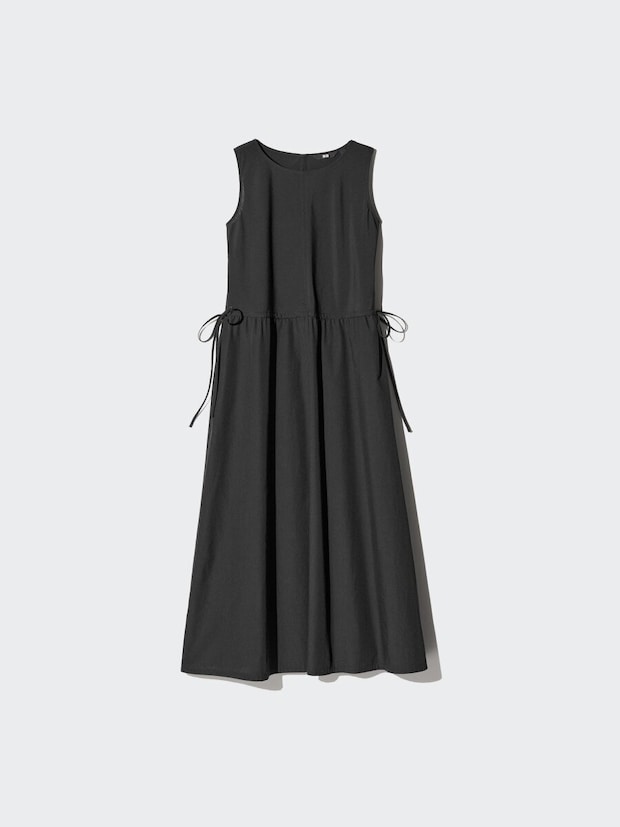 2026春ユニクロ大人女性おすすめウエストギャザーワンピース