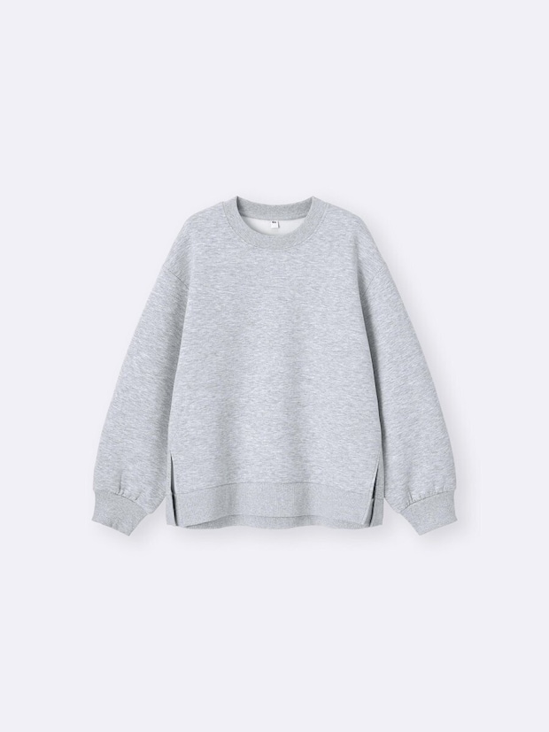 2026gu春大人女性おすすめグレーパフスウェットオーバーサイズプルオーバー