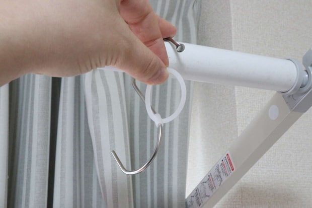 シリコーンストッパー付き　ステンレスS字フック　大　使用方法