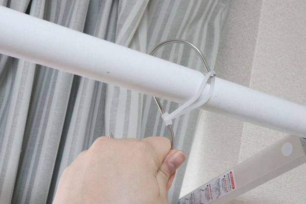 シリコーンストッパー付き　ステンレスS字フック　大　調整