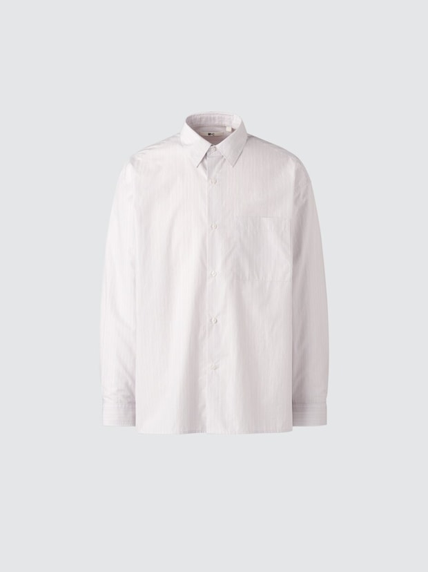 2026ユニクロ春大人女性おすすめブロードオーバーサイズシャツ ストライプ